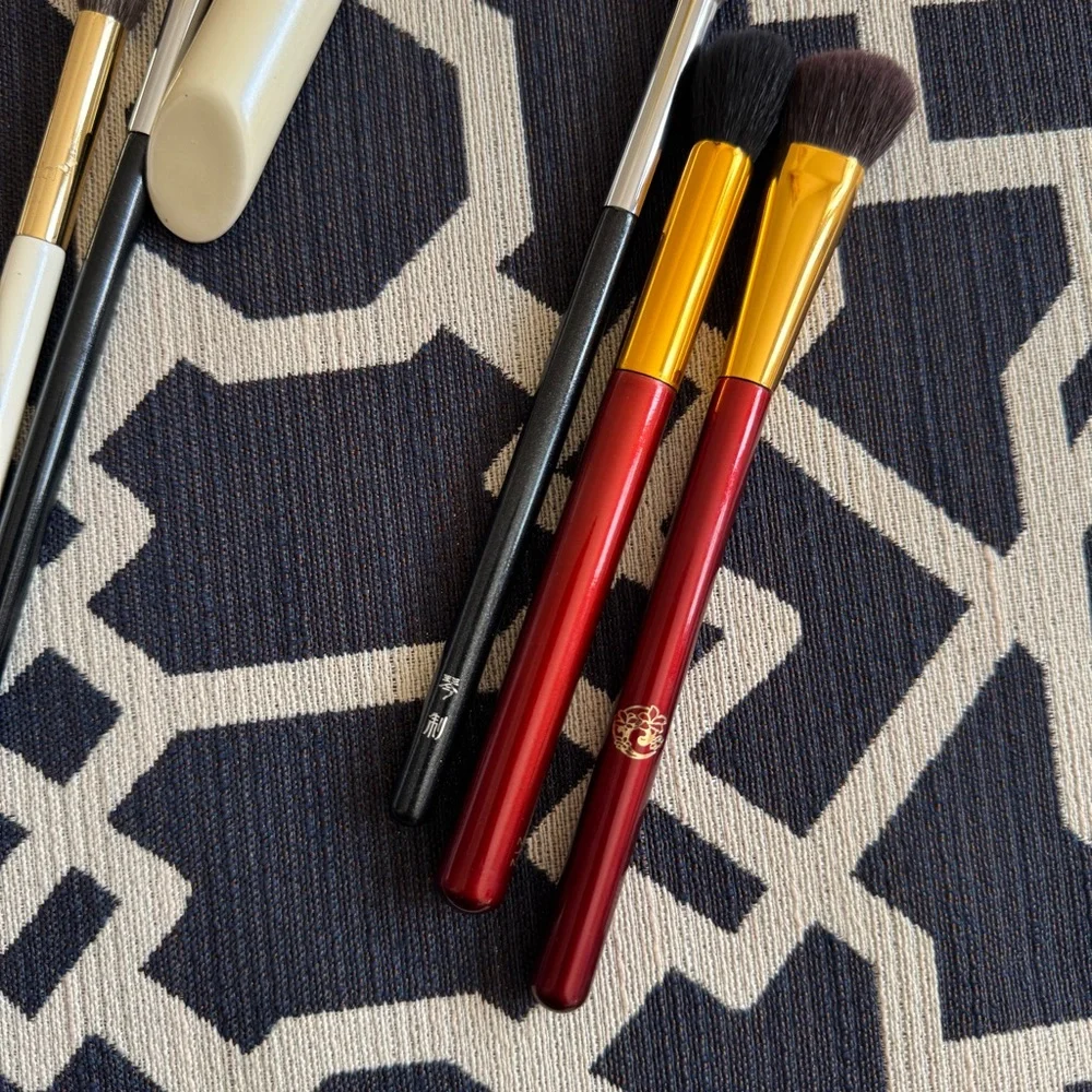 Natural Goat Hair Hakuhodo Style Professional Makeup Brush Set 16 Brushes